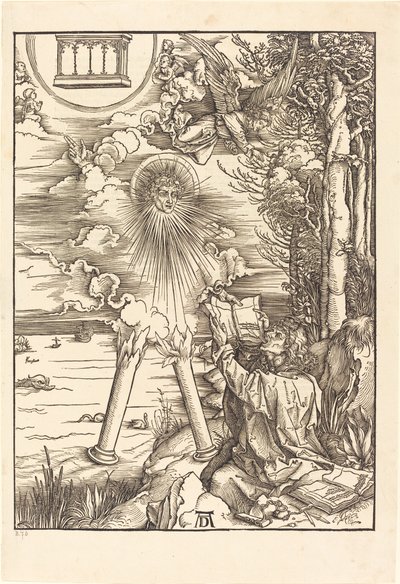 Szent János felfalja a könyvet alkotó: Albrecht Dürer