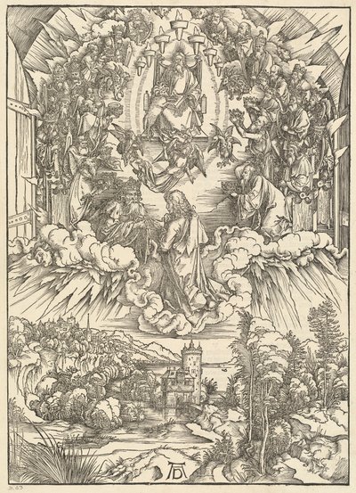 Szent János Isten és a Vének előtt alkotó: Albrecht Dürer