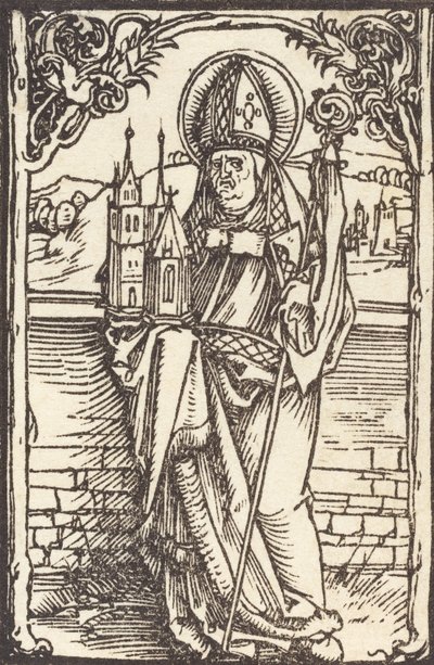 Szent Wolfgang, c. 1500. alkotó: Albrecht Dürer