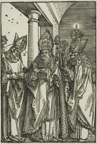 Szent Miklós, Ulrich és Erasmus alkotó: Albrecht Dürer