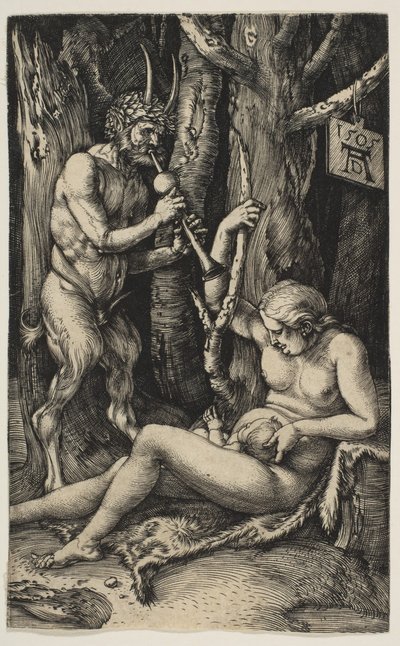 Satyr család, 1505. alkotó: Albrecht Dürer