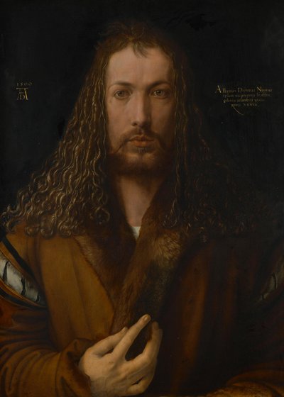 Önarckép prémes kabátban alkotó: Albrecht Dürer