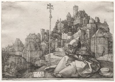 Olvasó Szent Antal, 1519. alkotó: Albrecht Dürer