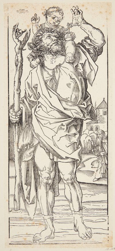 Szent Kristóf alkotó: Albrecht Dürer