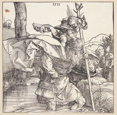 Szent Kristóf alkotó: Albrecht Dürer