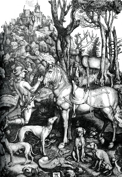 St Eustace, c1501, 1870. alkotó: Albrecht Dürer