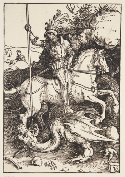 Szent György megöli a sárkányt alkotó: Albrecht Dürer