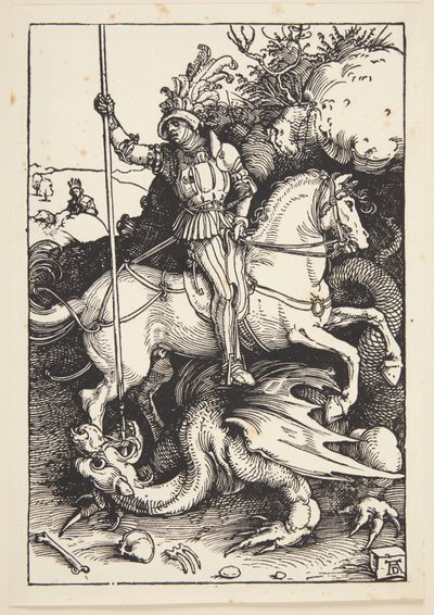 Szent György megöli a sárkányt alkotó: Albrecht Dürer