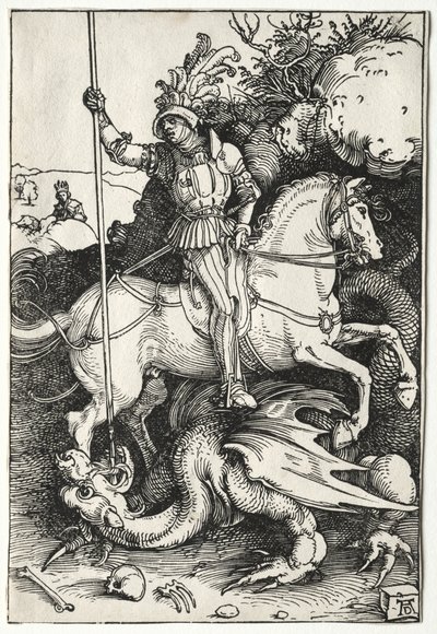 Szent György megöli a sárkányt alkotó: Albrecht Dürer