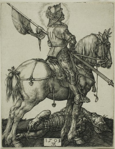 Szent György lóháton alkotó: Albrecht Dürer