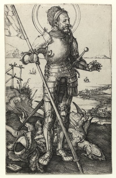 Szent György álló, 1502 alkotó: Albrecht Dürer