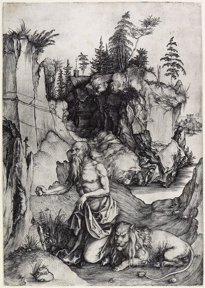 Bűnbánati Szent Jeromos c. 1497 alkotó: Albrecht Dürer