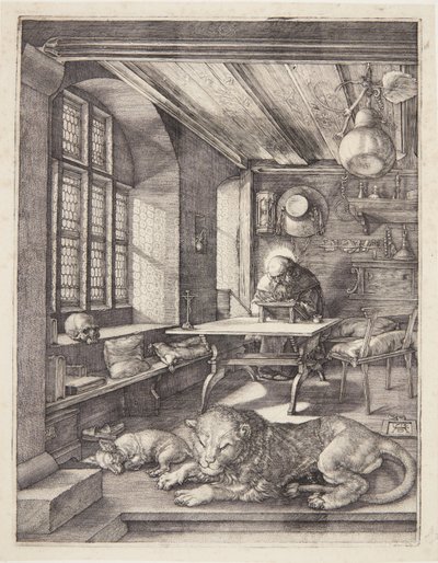 Szent Jeromos tanulmányában alkotó: Albrecht Dürer
