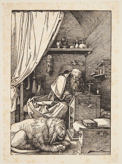 Szent Jeromos cellájában alkotó: Albrecht Dürer