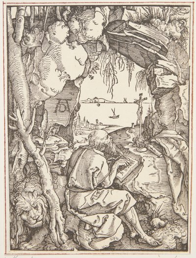 Szent Jeromos a barlangban alkotó: Albrecht Dürer