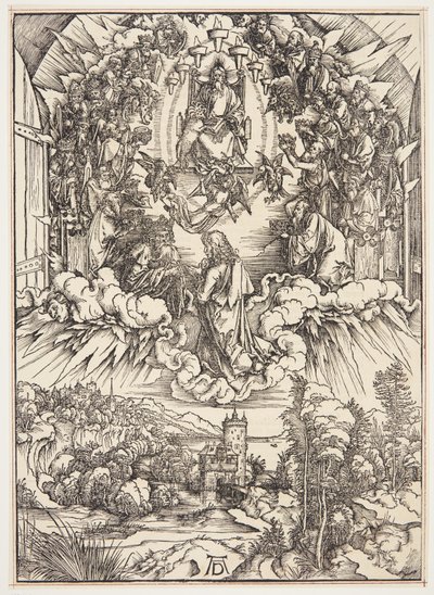 Szent János Isten és a Vének előtt alkotó: Albrecht Dürer