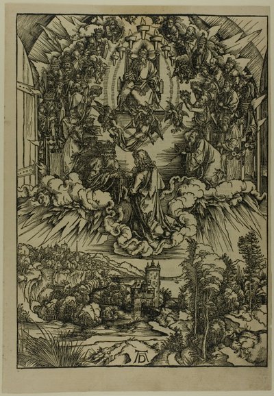 Szent János Isten és a Vének előtt, Az Apokalipszisből alkotó: Albrecht Dürer