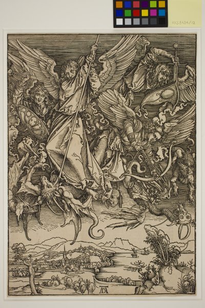 Szent Mihály harc a sárkány ellen alkotó: Albrecht Dürer