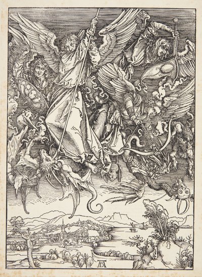 Szent Mihály harc a sárkány ellen alkotó: Albrecht Dürer