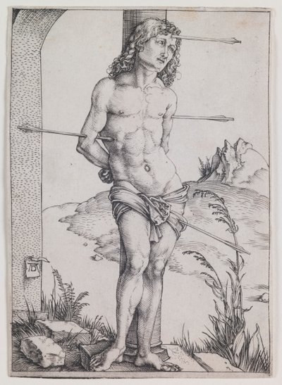 Szent Sebestyén az oszlopnál alkotó: Albrecht Dürer