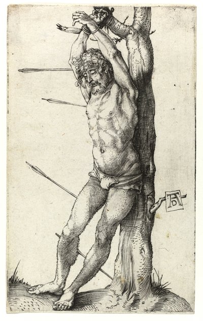 Szent Sebestyén a fához kötve, 1501 körül alkotó: Albrecht Dürer