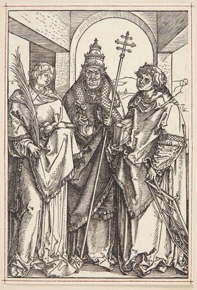 Sts. Lawrence, Sixtus és Stephen alkotó: Albrecht Dürer