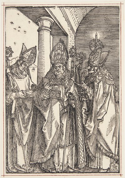 Sts. Nicholas, Ulrich és Erasmus alkotó: Albrecht Dürer