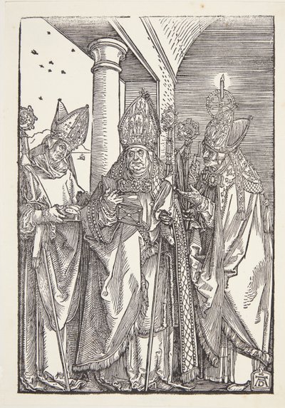 Sts. Nicholas, Ulrich és Erasmus alkotó: Albrecht Dürer