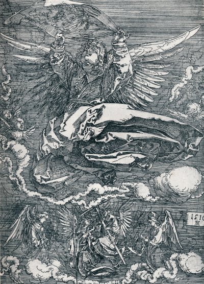 Sudarium egy angyal által kiállítva, 1516 1906 alkotó: Albrecht Dürer