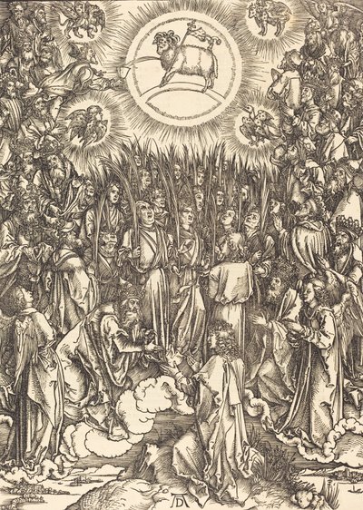 A Bárányimádás, 1498. alkotó: Albrecht Dürer