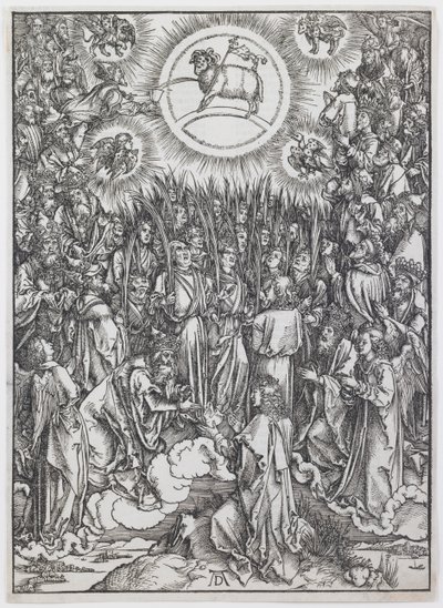 A bárányimádat, az Apokalipszis sorozatból alkotó: Albrecht Dürer