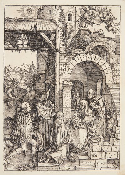 A mágusok imádása alkotó: Albrecht Dürer