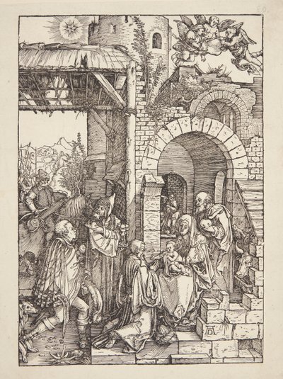 A mágusok imádása alkotó: Albrecht Dürer
