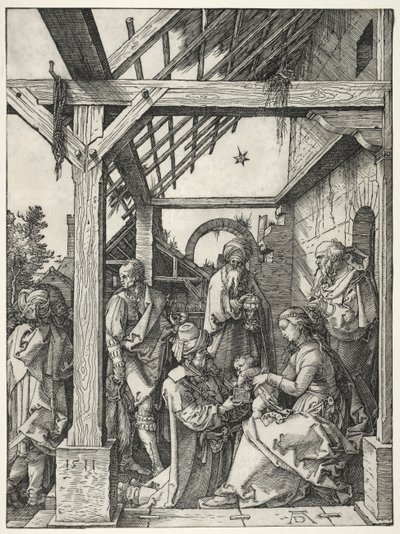 A mágusok imádása alkotó: Albrecht Dürer