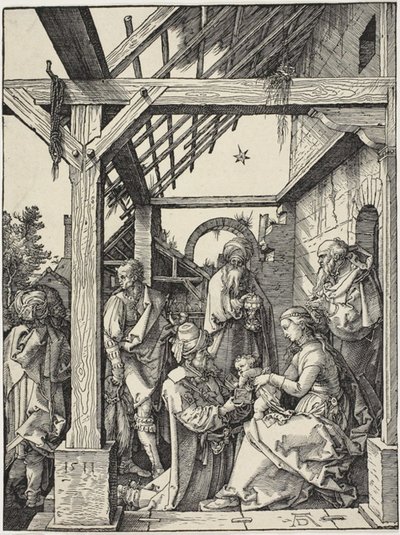 A mágusok imádása alkotó: Albrecht Dürer