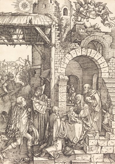 A mágusok imádása c. 15011503. alkotó: Albrecht Dürer