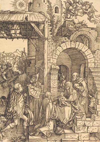 A mágusok imádása c. 15011503. alkotó: Albrecht Dürer