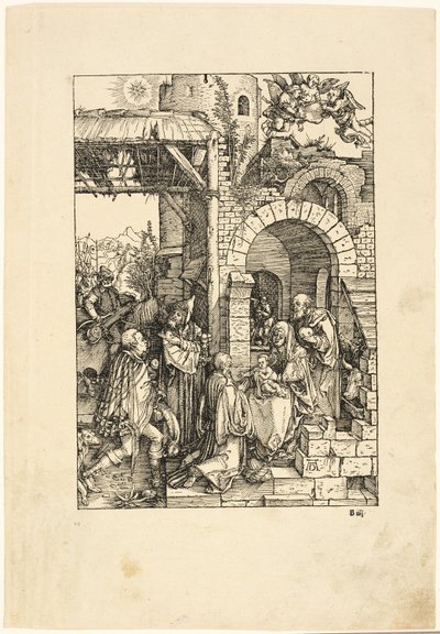 A mágusok imádása, A Szűz életéből alkotó: Albrecht Dürer