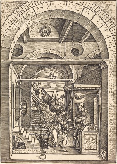 Az Angyali üdvözlet alkotó: Albrecht Dürer