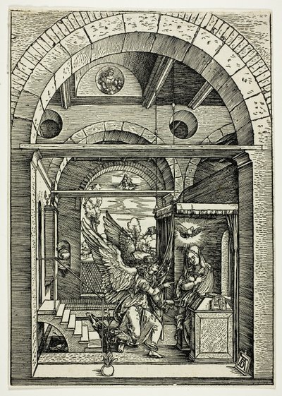 Az Angyali üdvözlet, A Szűz életéből alkotó: Albrecht Dürer