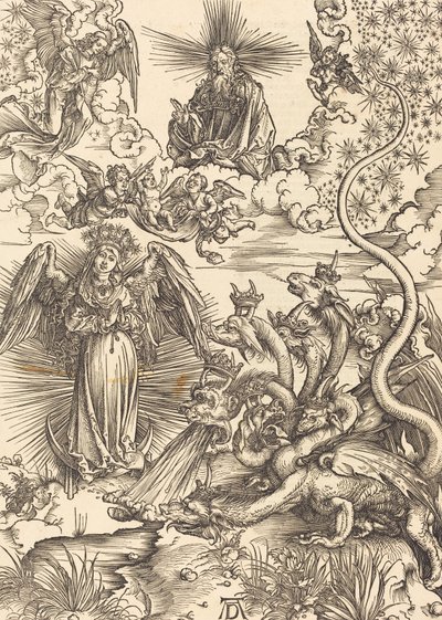 Az apokaliptikus nő, 1498. alkotó: Albrecht Dürer