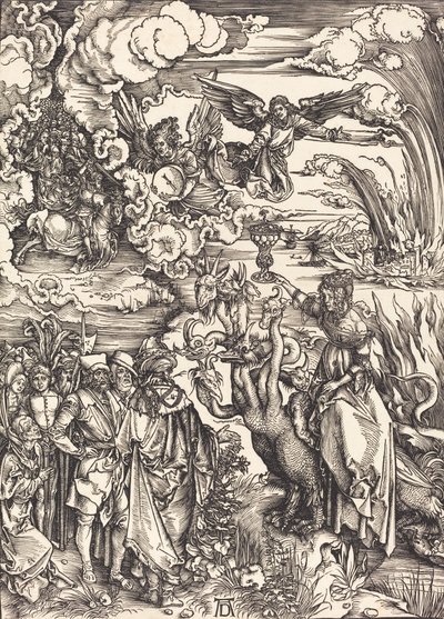 A babiloni kurva, valószínűleg c. 14961498. alkotó: Albrecht Dürer