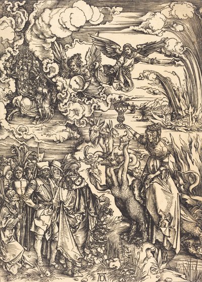 A babiloni kurva, valószínűleg c. 14961498. alkotó: Albrecht Dürer