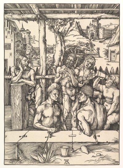 A Fürdőház.n.d. alkotó: Albrecht Dürer