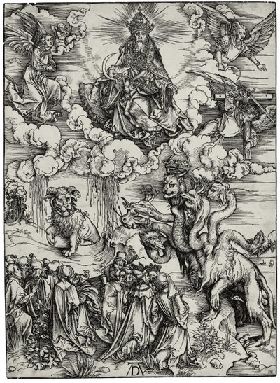A kétszarvú vadállat, mint egy bárány, c. 1497 alkotó: Albrecht Dürer
