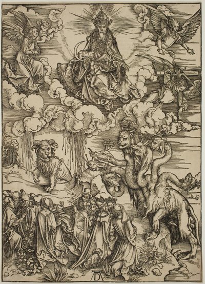 A kétszarvú vadállat, mint egy bárány alkotó: Albrecht Dürer