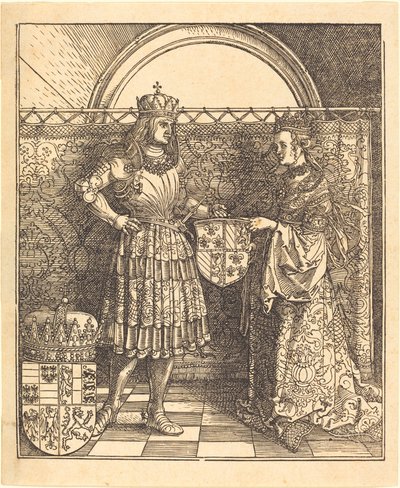 Maximilian eljegyzése Burgundi Máriával alkotó: Albrecht Dürer