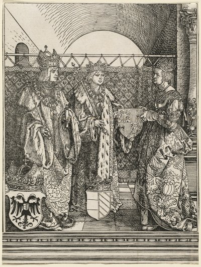 Szép Fülöp eljegyzése Kasztíliai Joannával alkotó: Albrecht Dürer