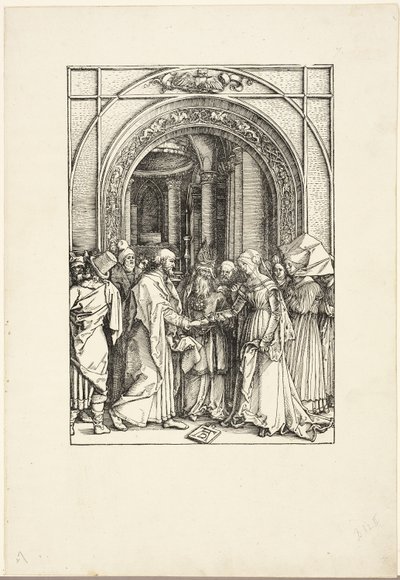 A Szűzanya jegyese, A Szűz életéből alkotó: Albrecht Dürer