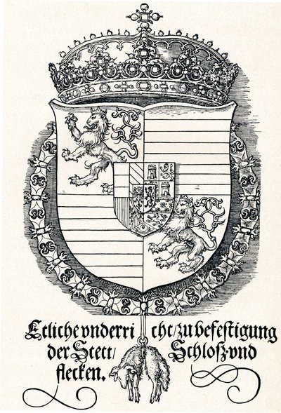 I. Ferdinánd magyar és cseh király címere, 1527 1906 alkotó: Albrecht Dürer